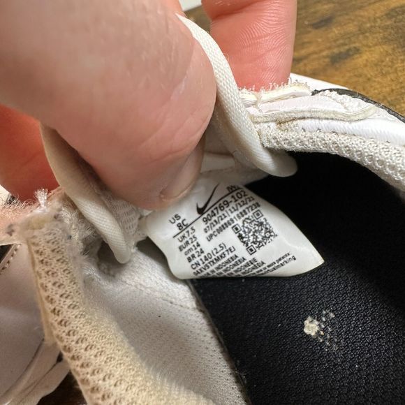 Nike Cortez Basic SL White Black 904769-102 Athletic Shoes Sneakers Kids Size 8c - Picture 8 of 8